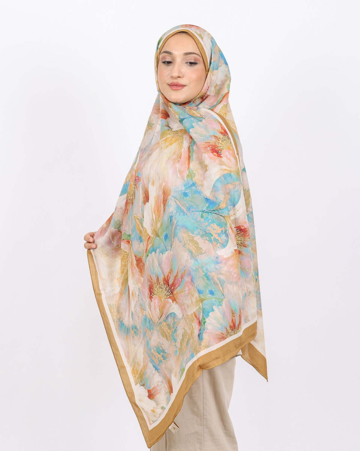 Soft Bambu Kraş Şal D044 Hardal