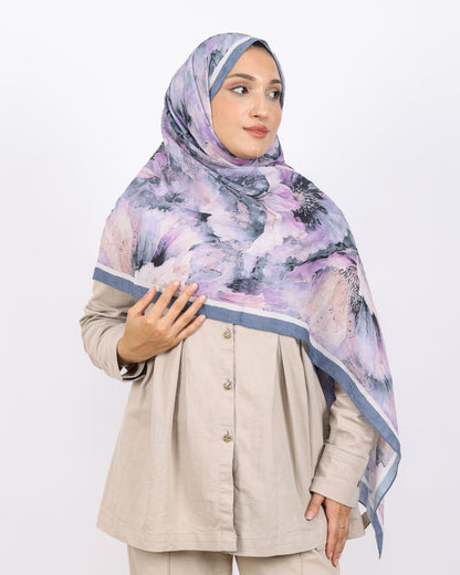 Soft Bambu Kraş Şal D044 Antrasit Gri