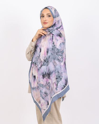 Soft Bambu Kraş Şal D044 Antrasit Gri