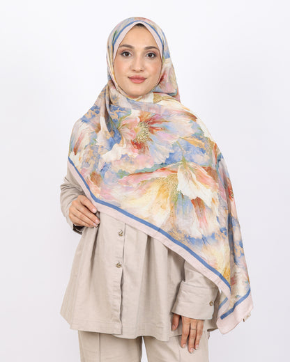Soft Bambu Kraş Şal D044 Bej
