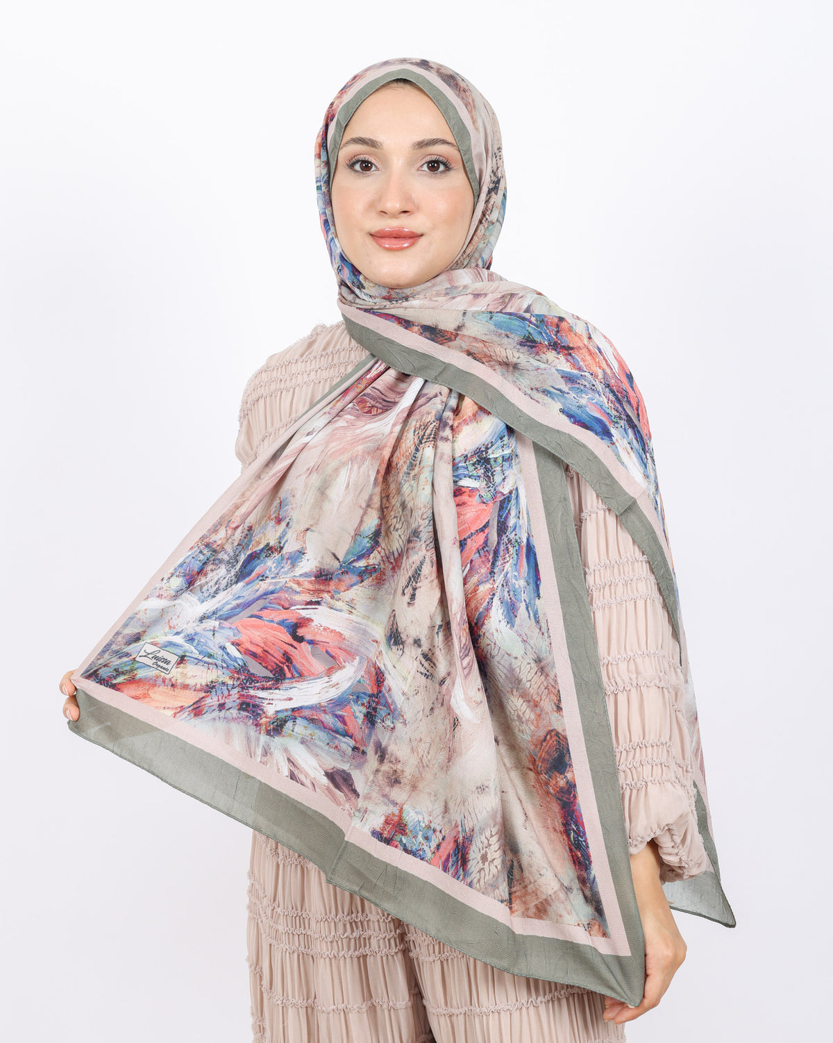 Soft Bambu Kraş Şal D049 Yeşil