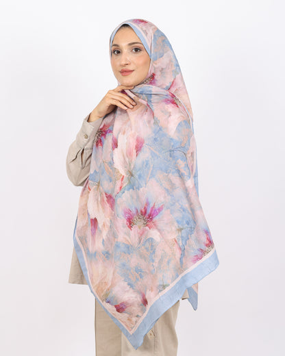 Soft Bambu Kraş Şal D044 Bebe Mavisi