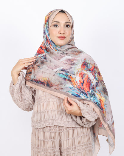 Soft Bambu Kraş Şal D049 Somon