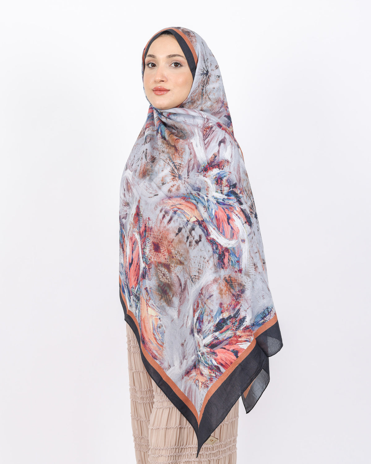 Soft Bambu Kraş Şal D049 Siyah