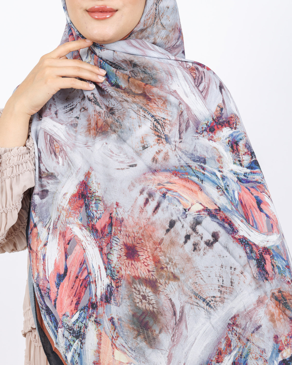 Soft Bambu Kraş Şal D049 Siyah