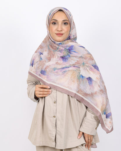 Soft Bambu Kraş Şal D044 Pudra