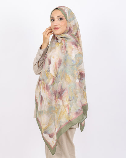 Soft Bambu Kraş Şal D044 Mint Yeşili