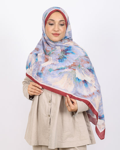 Soft Bambu Kraş Şal D044 Bordo