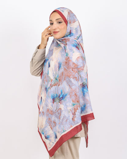 Soft Bambu Kraş Şal D044 Bordo