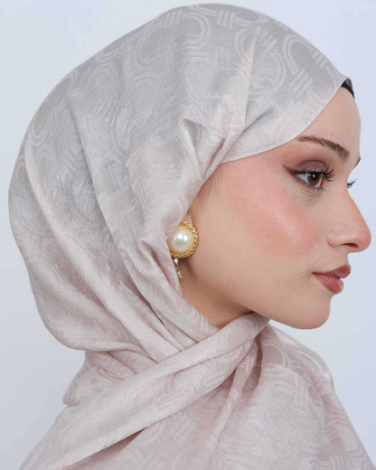 Ayrobin Jakar Şal Lisa D117 Toz Pembe – yakın çekim desen detayı