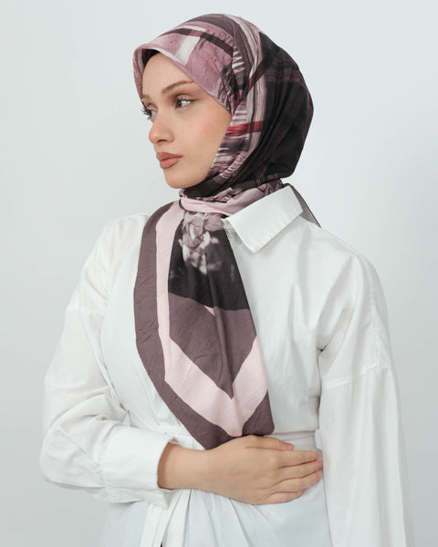 Bambu Kraş Eşarp D111 Pembe